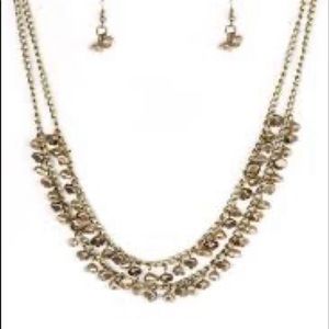 Brass beads necklace set